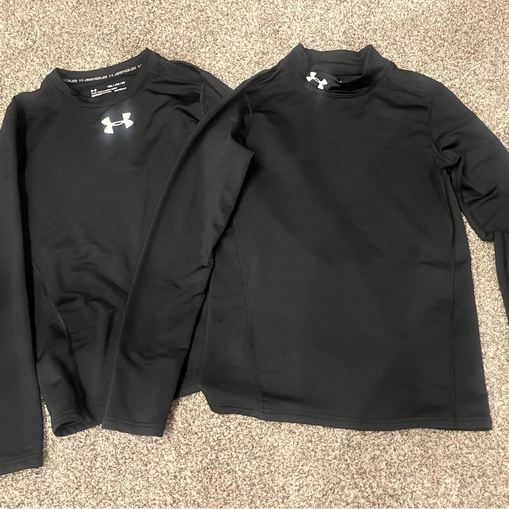 Under Armour Kids Long Sleeve Coldgear shirts